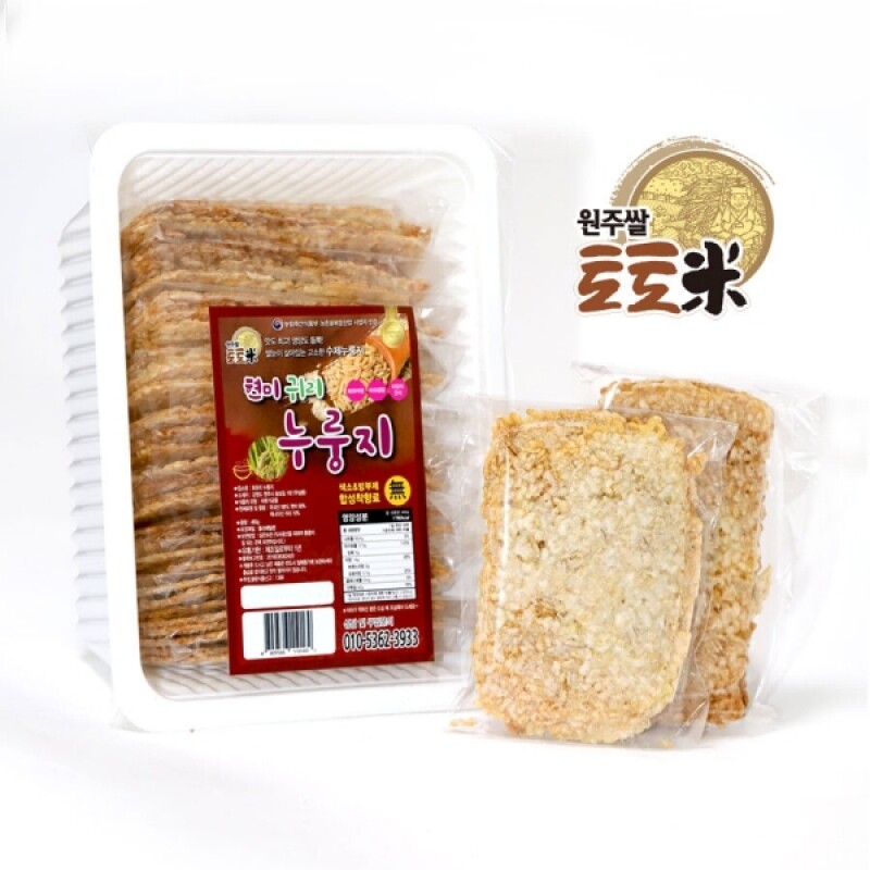 강원더몰,토토미 누룽지 현미 귀리 누룽지 460g